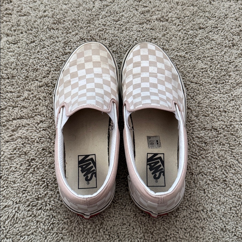 Vans Classic Slip-On Checkerboard Shoe - Picture 4 of 6